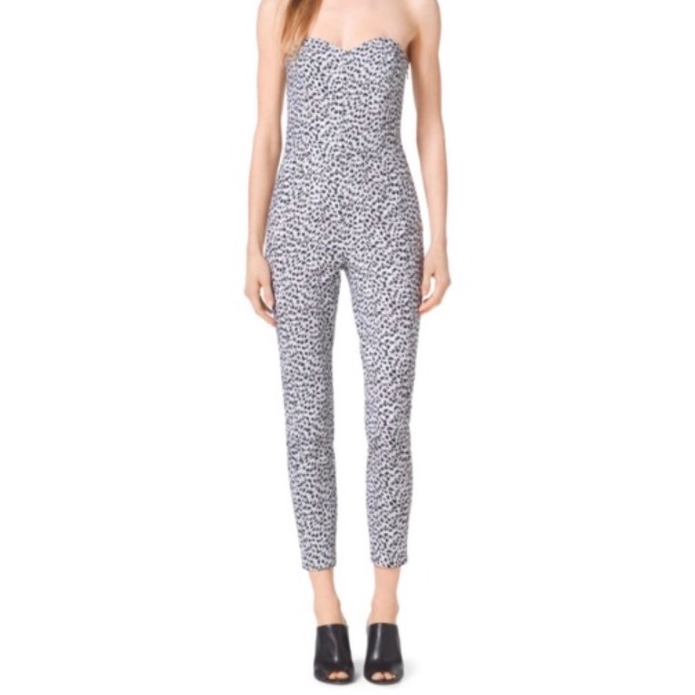 Black and white MK jumpsuits
